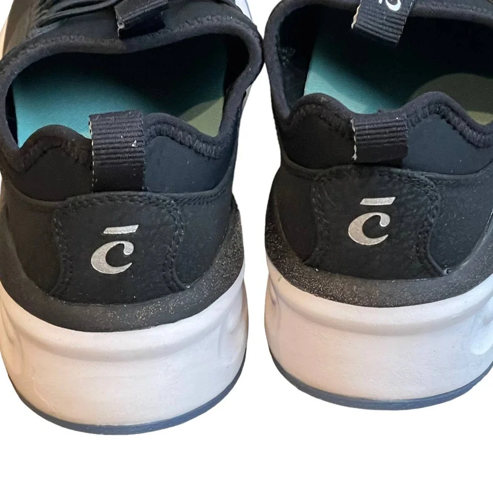 Clove Lace Up Comfort Nursing Healthcare Night Shift Shoes Black White Size 6.5W